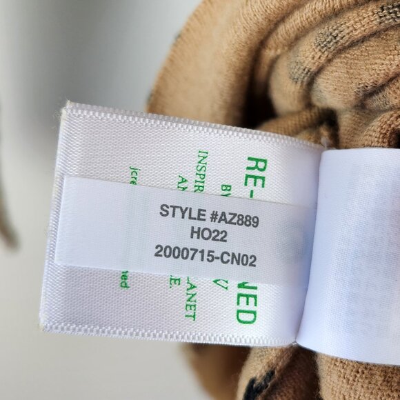 J. Crew Wild Cheetah Print Teddie Lightweight Sweater sz XS - Picture 7 of 9